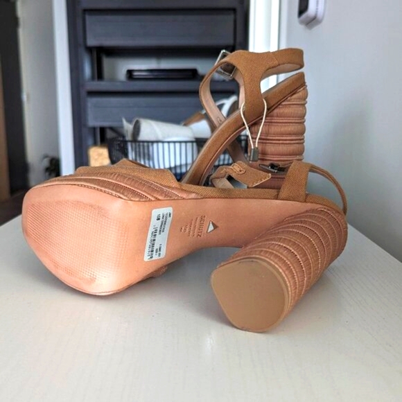 SCHUTZ Jane canvas platform sandals - Picture 4 of 4